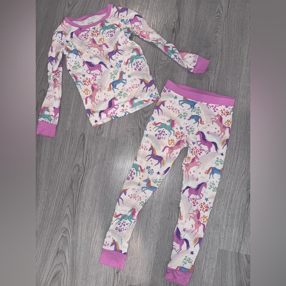 Little Sleepies Unicorn Pajamas 4T